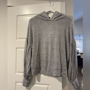 Brushed Balloon Sleeve Pullover